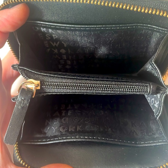 Kate Spade Black Quilted Wallet - Picture 3 of 3